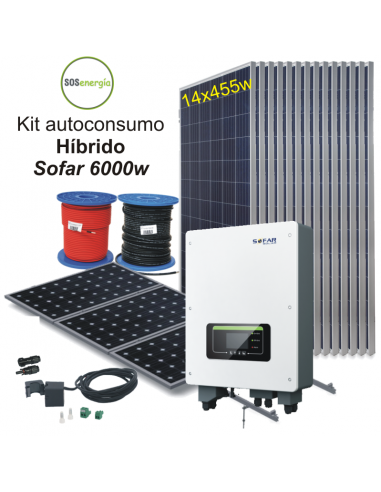 SOSenergia - Kit Sofar híbrido 6000w