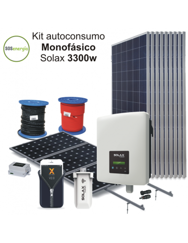 SOSenergia - Kit Solax 3300w