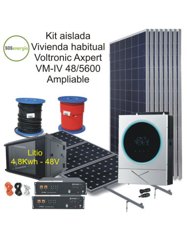 SOSenergia - Kit Aislada 5600w - VH-Ampliable