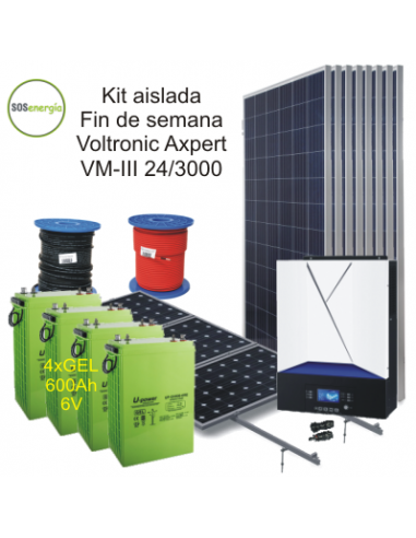 SOSenergia - Kit Aislada 3000w - FD3