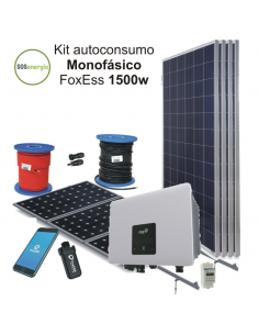 SOSenergia - Kit autoconsumo FoxEss 1500w