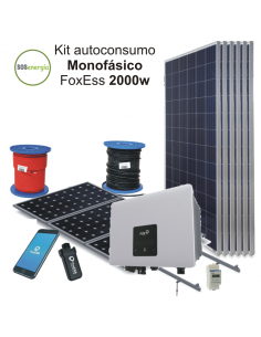 SOSenergia - Kit autoconsumo FoxEss 2000w