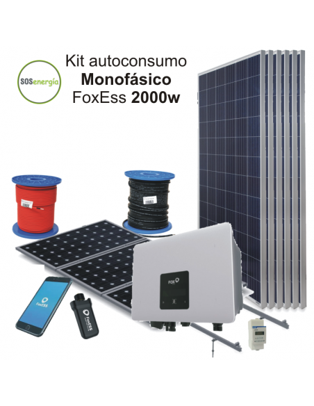 SOSenergia - Kit autoconsumo FoxEss 2000w