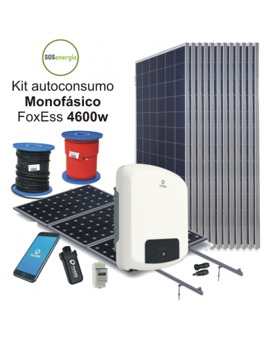 SOSenergia - Kit autoconsumo FoxEss 4600w