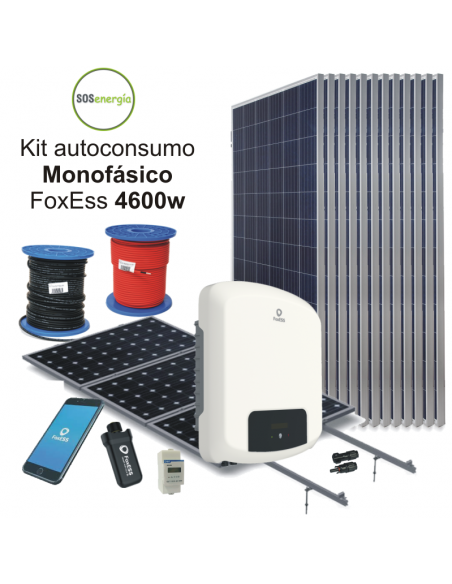 SOSenergia - Kit autoconsumo FoxEss 4600w