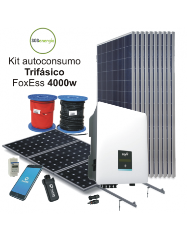 SOSenergía - Kit Trifásico 4000w FoxEss