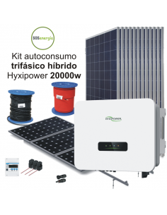 SOSenergia - Kit HYXiPOWER híbrido trifasico 20000w