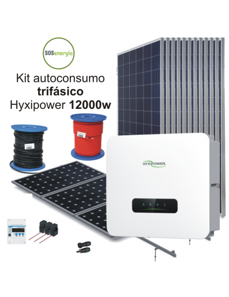SOSenergia - Kit HYXiPOWER 12000w trifásico