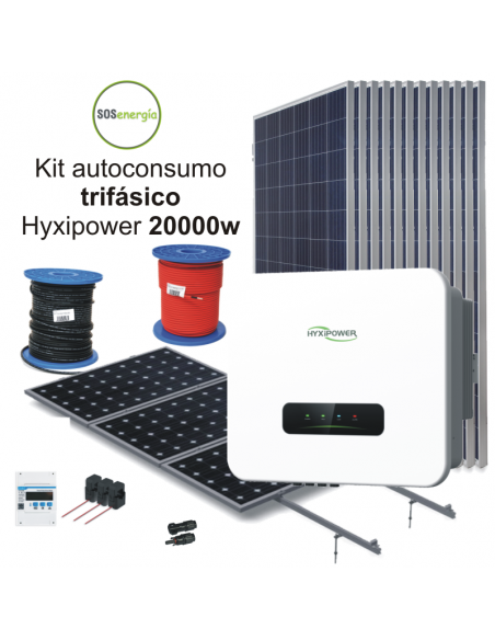 SOSenergia - Kit HYXiPOWER 20000w trifásico
