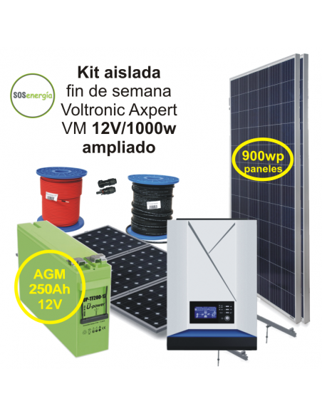 SOSenergia - Kit Aislada 1000w - FD2