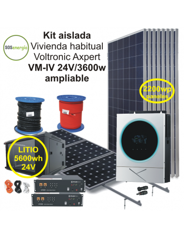 SOSenergia - Kit Aislada 3600w - VHA
