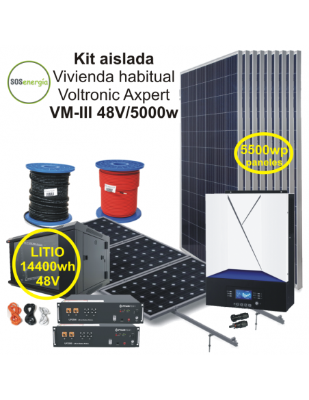 SOSenergia - Kit Aislada 5000w - VH