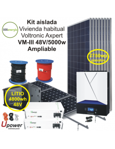 SOSenergia - Kit Aislada 5000w - VH-Ampliable - UP