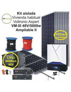 SOSenergia - Kit Aislada 5000w - VH-Ampliable