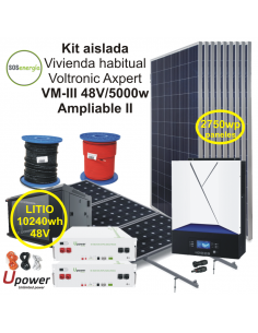SOSenergia - Kit Aislada 5000w - VH-Ampliable - UP