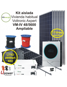 SOSenergia - Kit Aislada 5600w - VH-Ampliable - UP