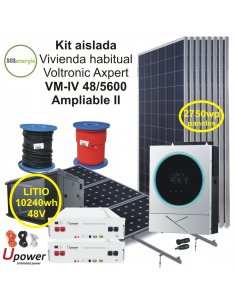 SOSenergia - Kit Aislada 5600w - VH-Ampliable II - UP