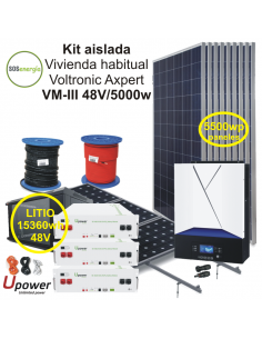 SOSenergia - Kit Aislada 5000w - VH - U-POWER