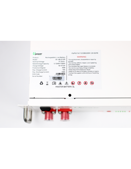 Batería Litio rack U-Power 5120Wh/48V
