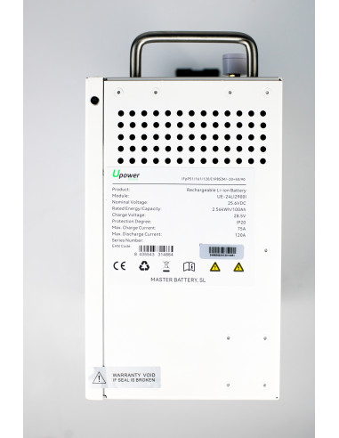 Batería Litio rack U-Power 2900Wh/24V