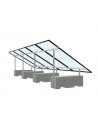 Estructura mixta hormigón-aluminio inclinada H350