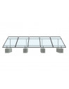 Estructura mixta hormigón-aluminio inclinada H350
