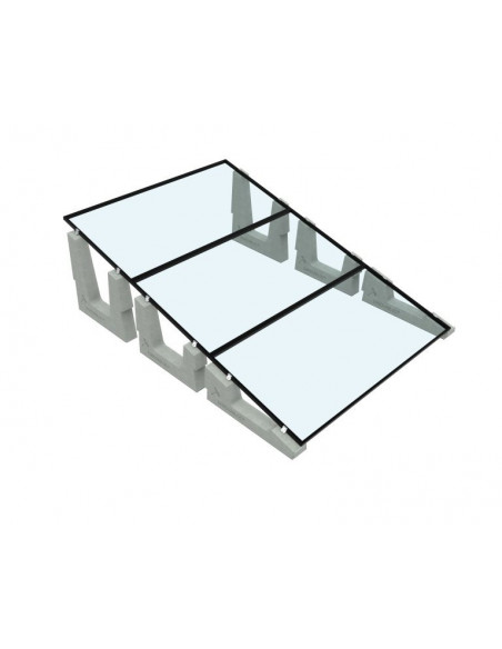 Estructura hormigón inclinada Vela horizontal 15º B