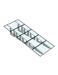 Estructura hormigón inclinada Vela horizontal 10º D