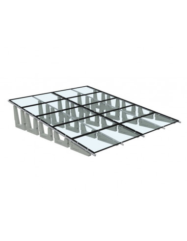 Estructura hormigón inclinada Vela horizontal 10º D