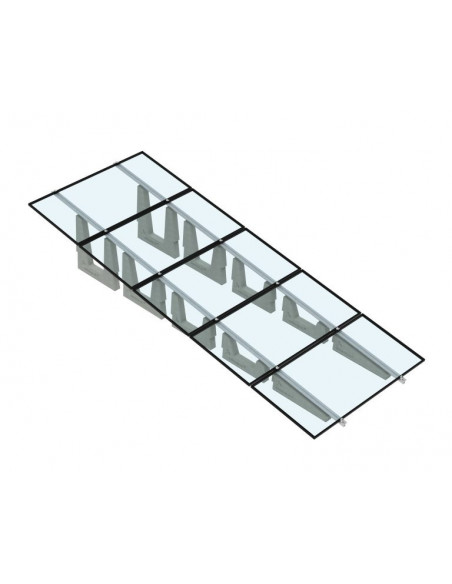Estructura hormigón inclinada Vela horizontal 10º B
