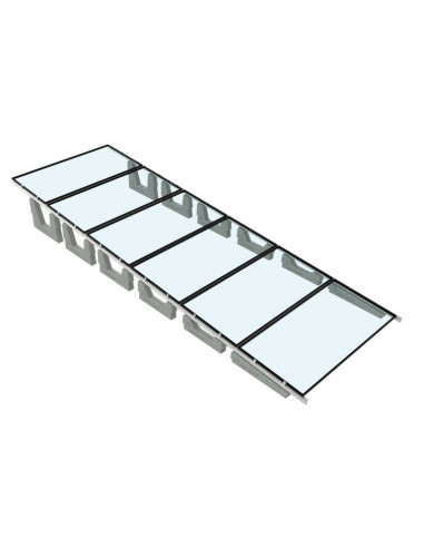 Estructura hormigón inclinada Vela horizontal 5º D