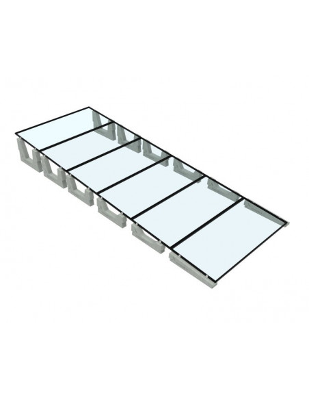 Estructura hormigón inclinada Vela horizontal 5º A