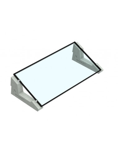 Estructura hormigón inclinada horizontal 25º