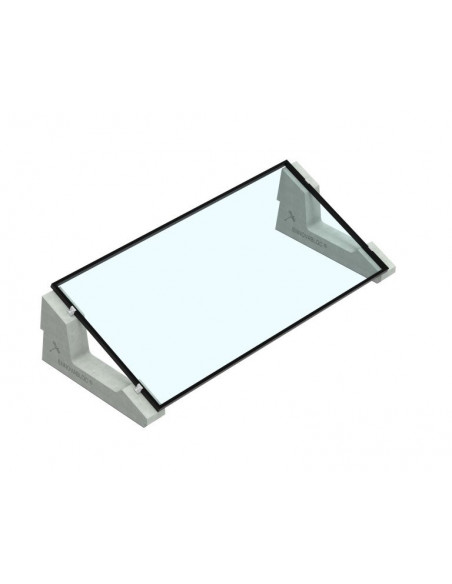 Estructura hormigón inclinada horizontal 25º